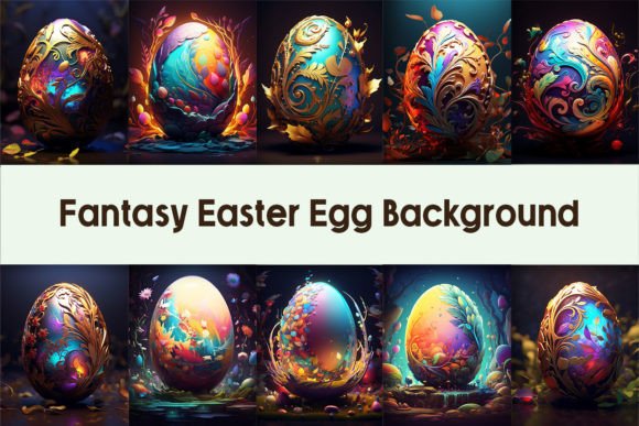 Download Fantasy Easter Egg Background - Fantasy easter Collection