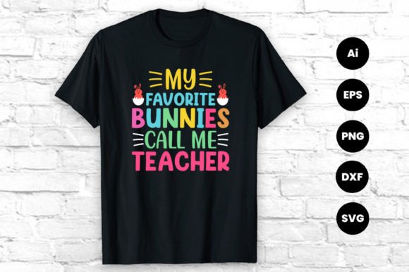 Download Teacher Easter Day Vector T-shirt Design - Easter day Collection
