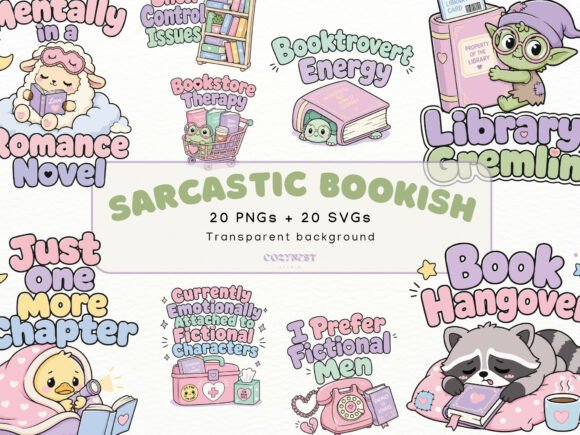 Download Sarcastic Bookish Cliparts, Cute Humor - Cliparts Collection